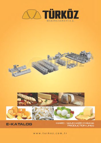 Hard - Semi Hard Cheese production Lines