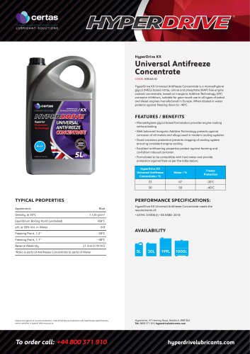 Universal Antifreeze Concentrate