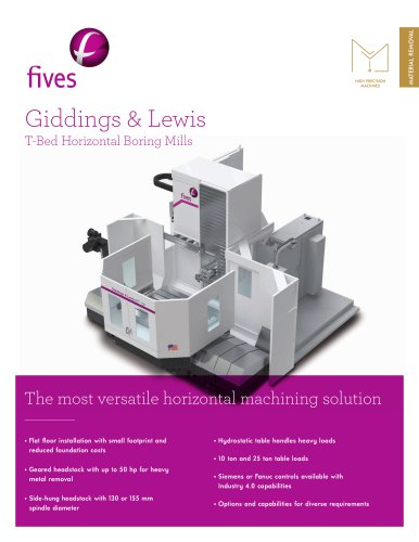 Giddings & Lewis HBM T-Bed