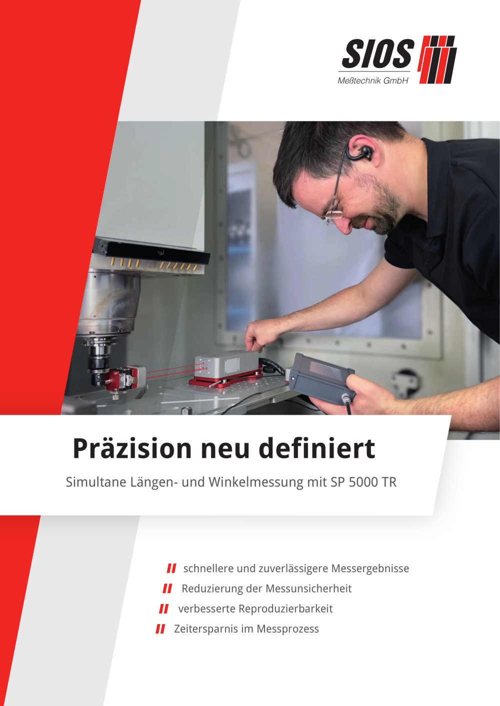 Simultane L&auml;ngen- und Winkelmessung mit dem SP 5000 TR - SIOS Me&szlig;technik GmbH