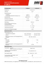 Technisches Datenblatt: Differenz-Laserinterferometer SP 5000 DI / SP 5000 DI/F - 1