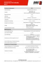 Technisches datenblatt: Endmaßprüfplatz EPP-2-1