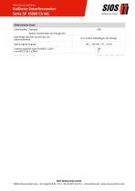 Technisches Datenblatt: Kalibrier-Laserinterferometer SP 15000 C6 NG-2