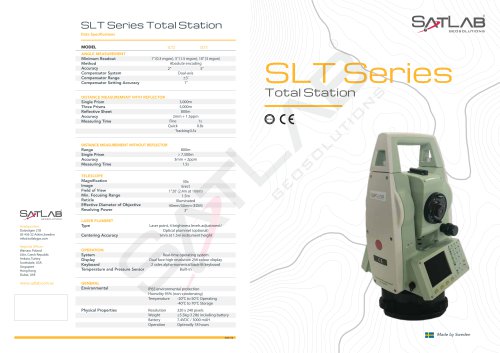 SatLab/Total Station/SLT Series