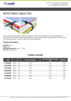 DETECTABLE CABLE TIES