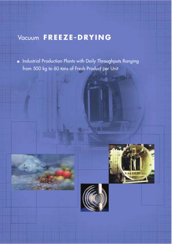 Vacuum freeze drying