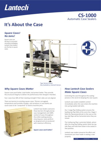 CS-1000 Automatic Case Sealers