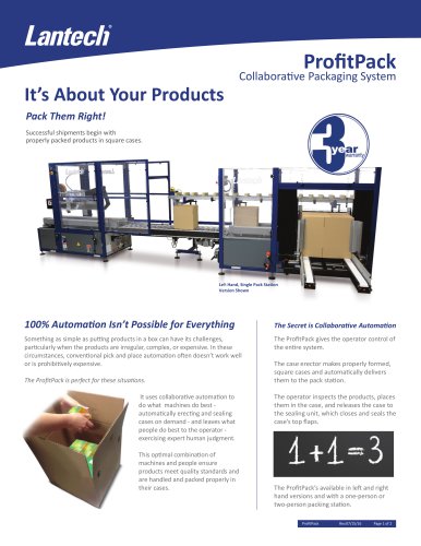 ProfitPack / Collaborative Packaging System