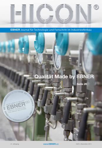 EBNER Journal für Technologie und Fortschritt im Industrieofenbau 2013