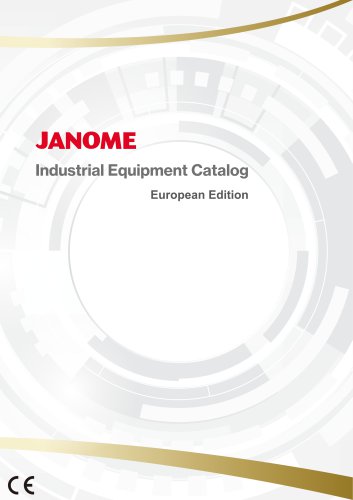 Janome Industrial Equipment General Catalog