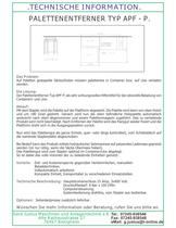 Containerbelader typ APF-P - 2