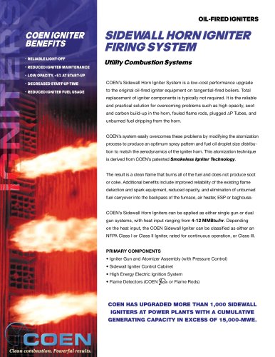 Sidewall Horn Igniter Firing System