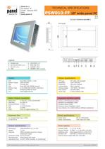 PSW010-FF 10" wide panel PC