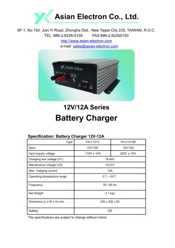 12V/12A Series