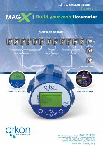 MAGX1 Build your own flowmeter