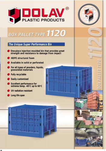 Box pallet type 1120