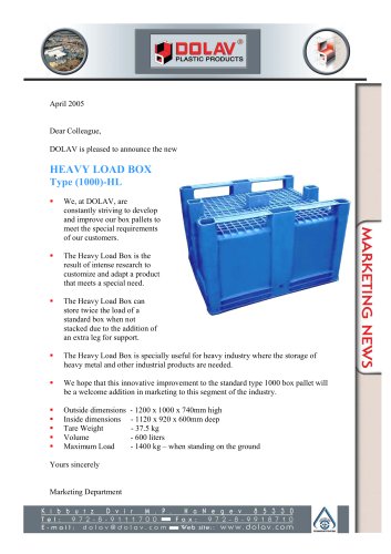 Heavy load box