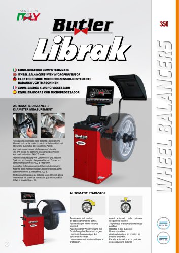 WHEEL BALANCERS WITH MICROPROCESSOR