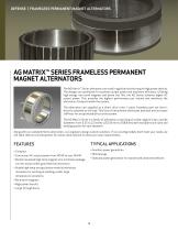 AG MATRIX™ SERIES FRAMELESS PERMANENT MAGNET ALTERNATORS