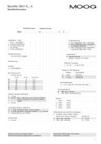 Servoventile mit Steuerbuchse und integrierter 24 Volt Elektronik. Baureihe D661-G...A. ISO 4401 Größe 05 - 7