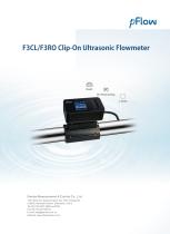 F3CL/F3RO Clip- On Ultrasonic Flowmeter