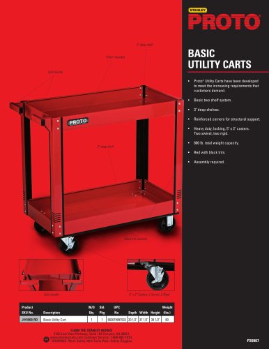 Proto® Basic Utility Carts