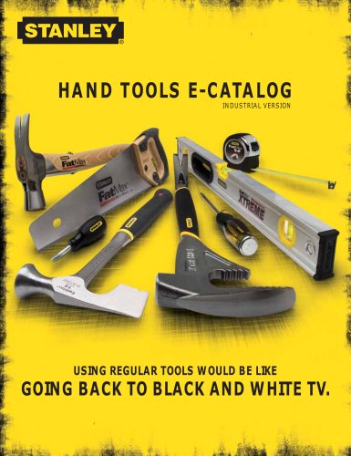 Stanley® Hand Tools Industrial Catalog