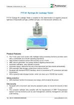 FYT-01 Syringe Air Leakage Tester