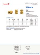 In-saiL mold-in brass insert FZ series