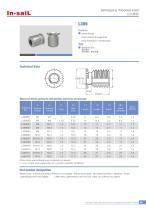 L389 series The threaded bush is mechanically anchored withoutadditional securing pins or washers and without chemicaladhesion or sealing materials.