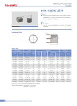 L507 series Solid keylocking threaded inserts,for relocating holes that have been drilled or tapped in the wrong location, to fill holes,orsalvage expensive castings.