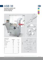 ASB38 automatic bundler with stretch-banding or shrink wrapping