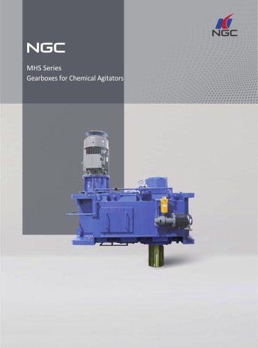 NGC - China Transmission MHS Series Gearboxes for Chemical Agitators