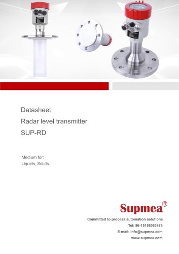 Radar level transmitter