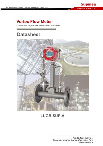 SUP-LUGB-A Vortex flow meter