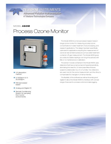 Model 460M Process Ozone Monitor