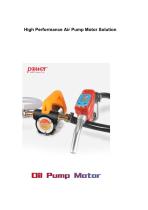 Power Motor PT52 Air Pump Motor Solution