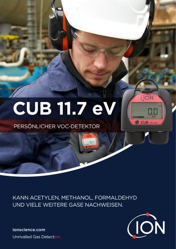 Cub 11.7 eV Brochure (DE)