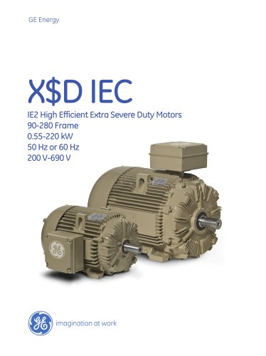 X$D IEC - IE2 High Efficient Extra Severe Duty Motors