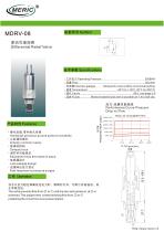 Differential relief valve MDRV-08 series