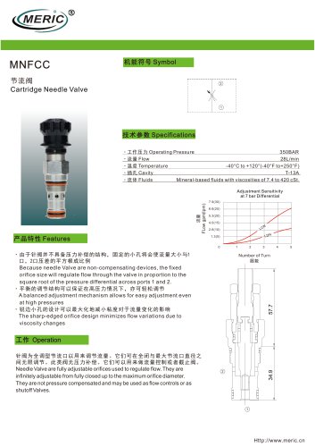 Volumetric flow regulator MNFCC