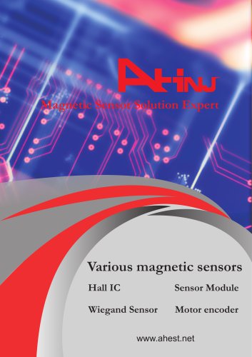 Company Brochure/Magnetic Sensor Solution/Expert Various magnetic sensors/Hall IC/Wiegand Sensor/Sensor Module/Motor encoder