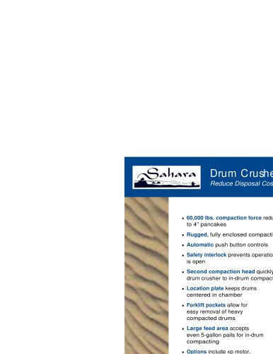 Drum Crusher In-Drum Compactor