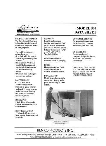 Steam Drum Heater Model S4