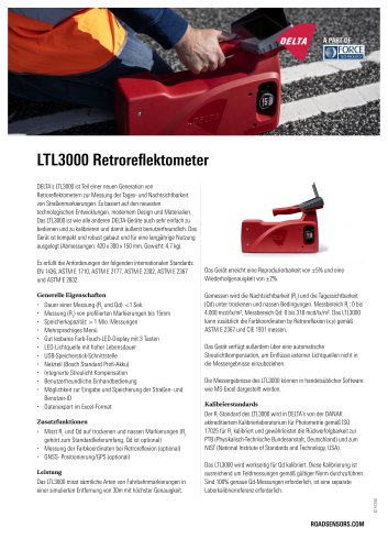 LTL3000 Retroreflektometer