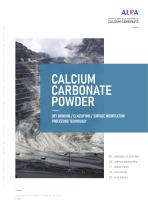 ALPA Calcium Carbonate powder Processing Technology