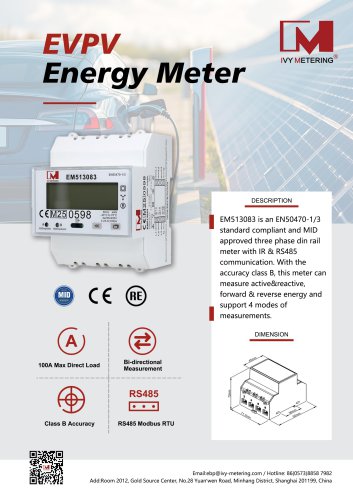 IVY EVPV Energy Meter EM513083