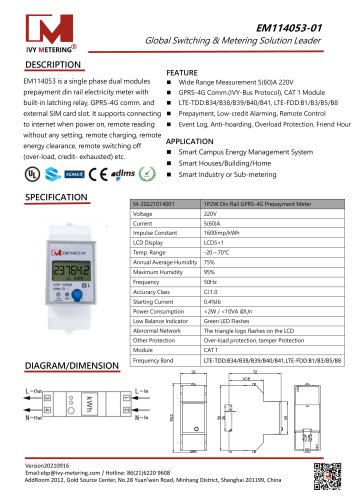 IVY GRPS Smart Meter EM114053-01