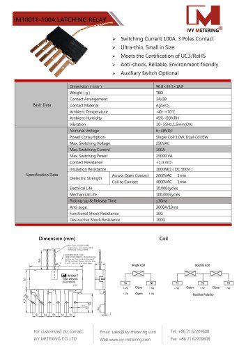 IVY Latching Relay IM1001T