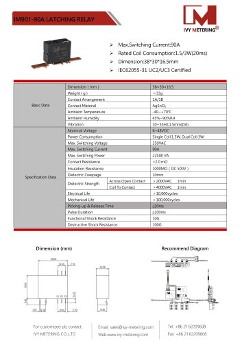 IVY Latching Relay IM901